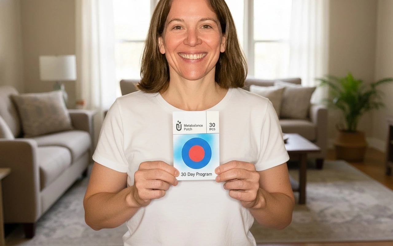 Sarah trying the patches